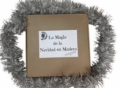 La Magia de la navidad en Madera - Calendario del Adviento de Navidad - Personalizado