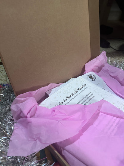 La Magia de la navidad en Madera - Calendario del Adviento de Navidad - Personalizado