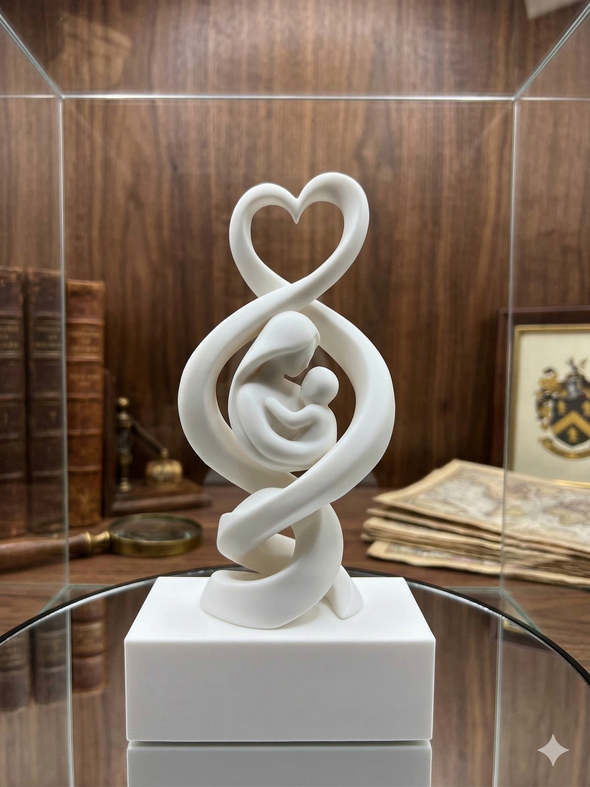Escultura Espiral Amor Eterno – Regalo Especial Día de la Madre